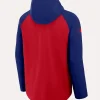 Texas rangers nike redroyal authentic collection raglan performance jacket