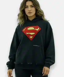 Youngla Superman Black Hoodie