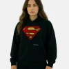 Youngla Superman Black Hoodie women