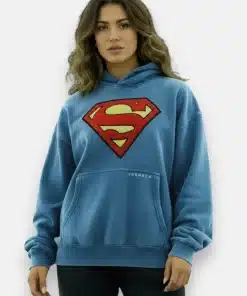 Youngla Superman Blue Hoodie