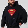 Youngla superman hoodie black