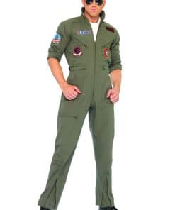 Mens top gun flight suit