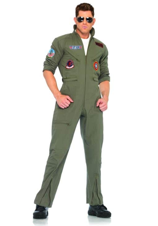 Mens top gun flight suit