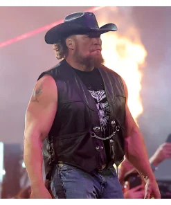 Brock Lesnar SummerSlam 2025 Black Vest