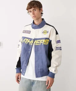 New Era Los Angeles Lakers NBA Motorsports Jacket