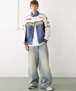 New Era Los Angeles Lakers NBA Motorsports Jacket