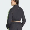 Adidas Teamgeist Adicolor Cropped Black Track Jacket