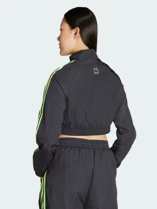 Adidas Teamgeist Adicolor Cropped Black Track Jacket
