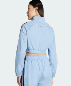 Adidas Teamgeis Adicolor Cropped Blue track jacket