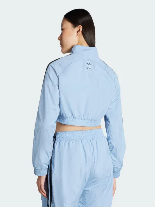 Adidas Teamgeis Adicolor Cropped Blue track jacket