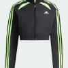 Adidas Teamgeist Adicolor Cropped Track acket Black
