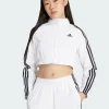 Adidas Teamgeist Adicolor Cropped White Track Jacket