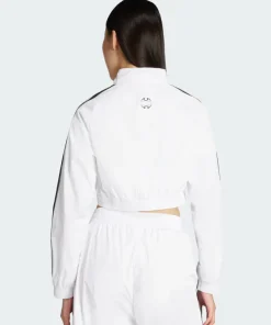 Adidas Teamgeist Adicolor White Cropped Track Jacket