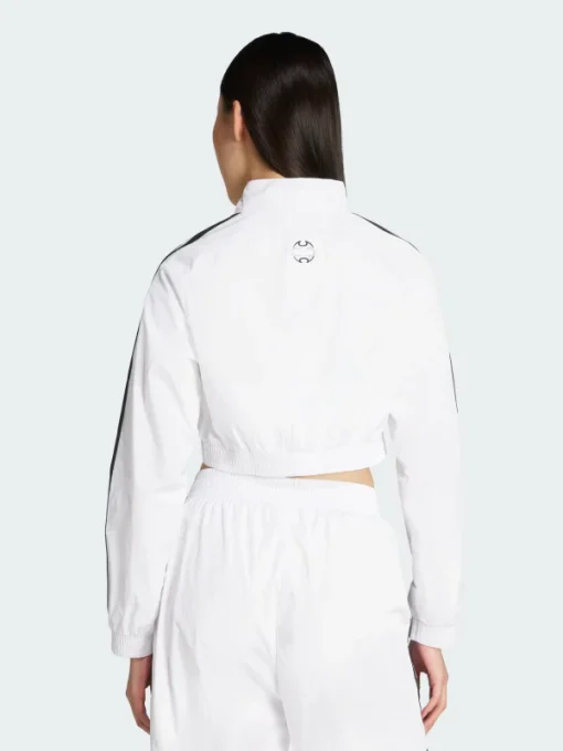 Adidas Teamgeist Adicolor White Cropped Track Jacket