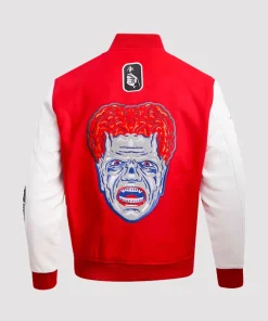 Are-You-Afraid-of-the-Dark-Freeze-Max-Scare Squad Monster Full Zip Red Varsity Jacket