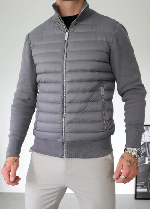 Arveilo The Velino Hybrid Gray Jacket