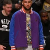 Ben simmons nba brooklyn nets purple bomber jacket