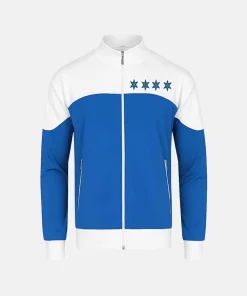 CM Punk SummerSlam 2025 Fantastic Four Blue and White Bomber Jacket