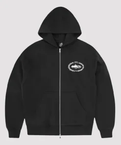 Corteiz-x-BBK-Royale-Zip-Black-Fleece Hoodie
