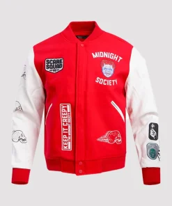 Freeze Max Scare Squad Monster Varsity Jacket