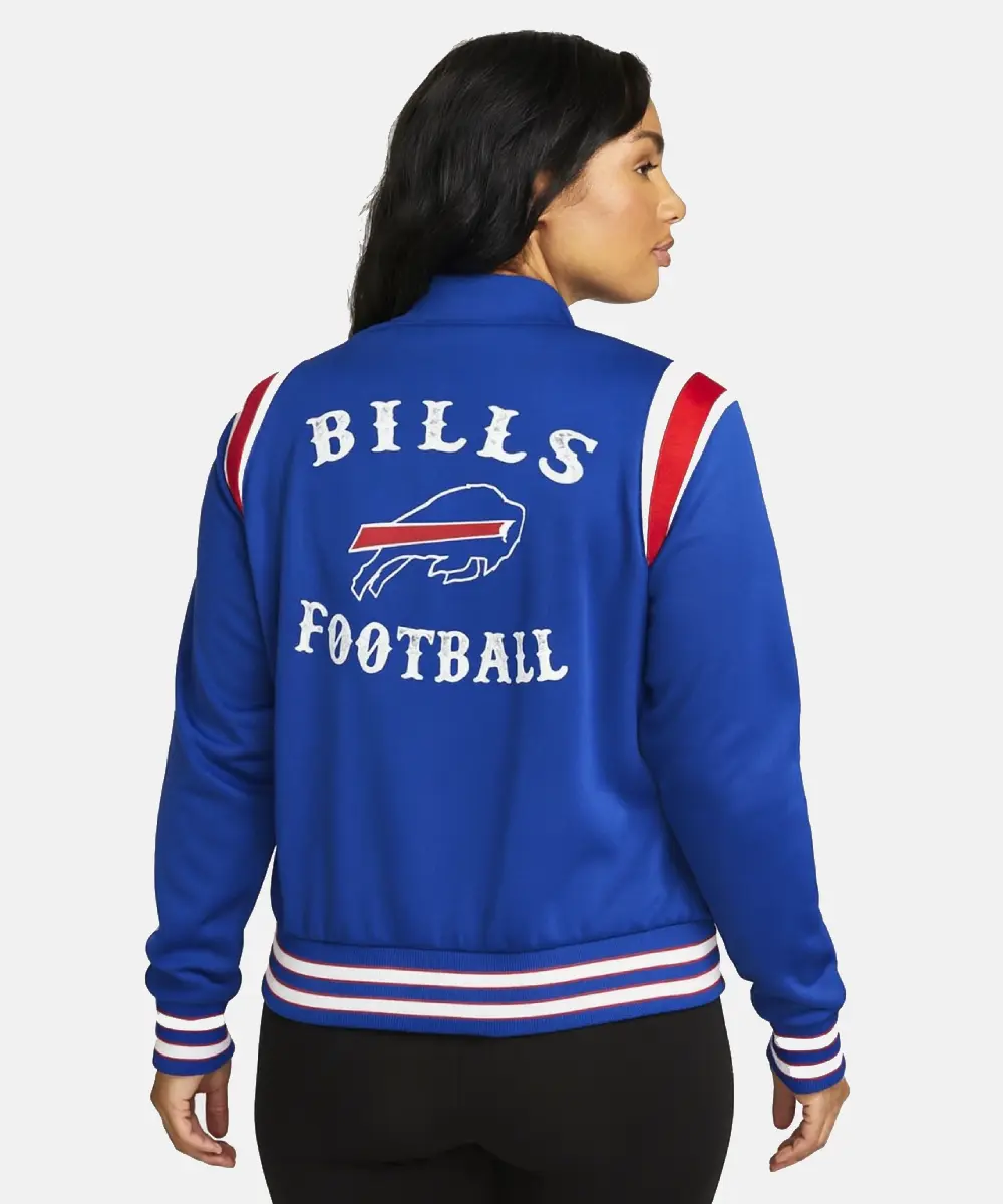 Grab the New Erin Andrews Buffalo Bills Varsity Jacket