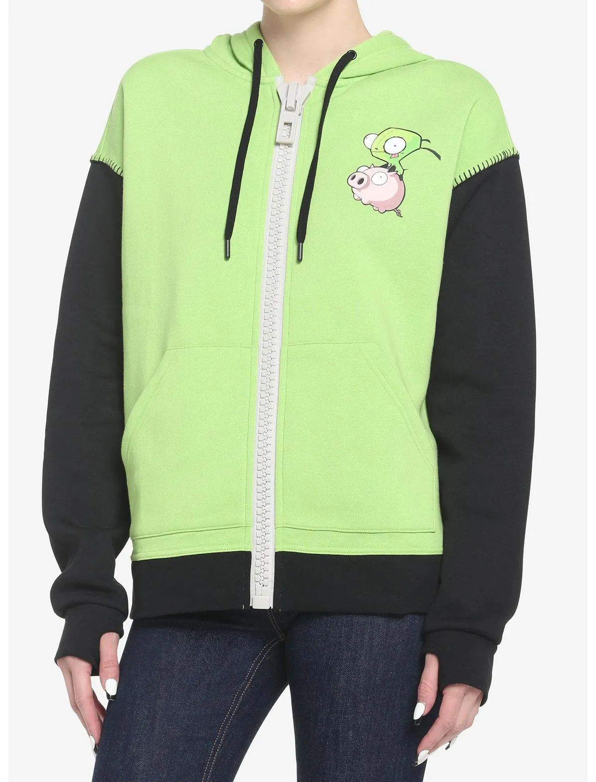 Invader Zim GIR Cosplay Hoodie