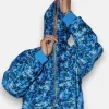 KITKAT Commuter Blue Camo Full Hooded Zip-Up Hoodie