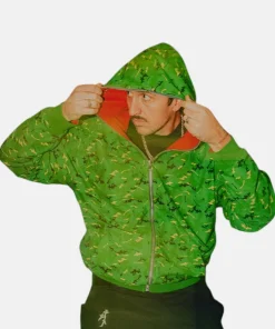 KITKAT Commuter Green Camo Reversible Hoodie