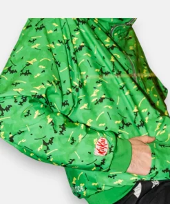 KITKAT Commuter Green Camo Zip Up Hoodie