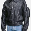 Kendrick Lamar Cards Black Leather Jacket
