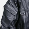 Kendrick Lamar Cards Leather Black Bumbag Jacket