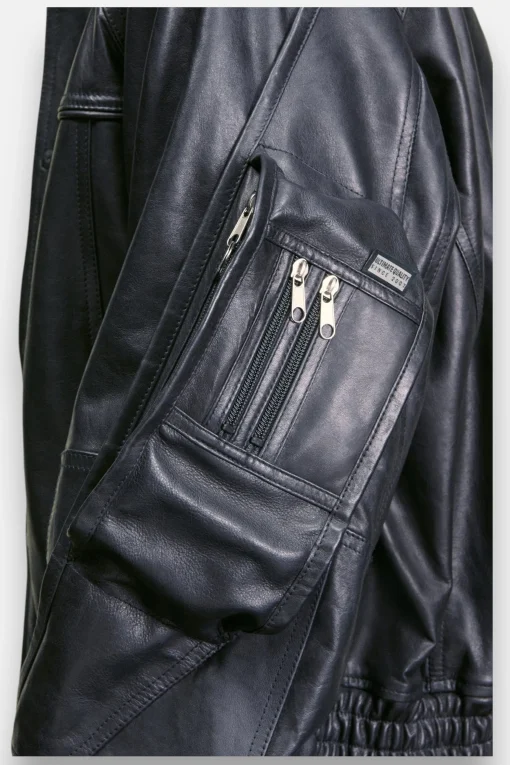 Kendrick Lamar Cards Leather Sleeves Pocket Jacket