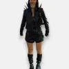 Lady Gaga Little Monster Mayhem Custom Studded Leather Jacket