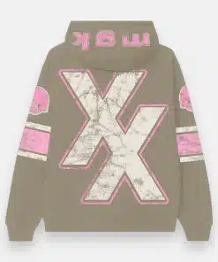 MGK x Browns Beige Printed Hoodie Latest Collection Cleveland