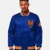 New York Mets HOMAGE x Starter Heavyweight Satin Jacket Mens