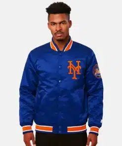 New York Mets HOMAGE x Starter Heavyweight Satin Jacket Mens