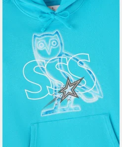 OVO Scarborough Shooting Stars Galaxy Hoodie Blue (2)