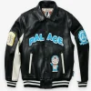 Palace Doraemon Avirex Black Leather Jacket