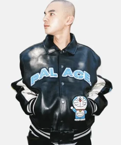 Palace Mens Doraemon Avirex Jacket Black