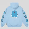 Palace x Doraemon Blue Hoodie