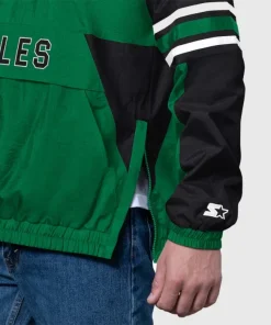 Philadelphia Eagles Kelly Green Vintage Logo Prospect Jacket