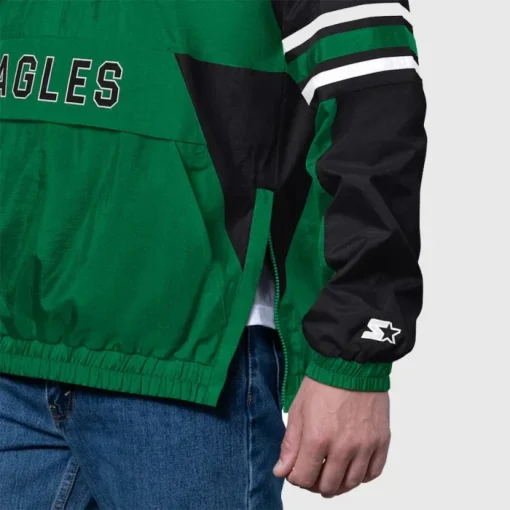 Philadelphia Eagles Kelly Green Vintage Logo Prospect Jacket