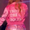Protect The Dolls Jacket Pink Bomber Jacket