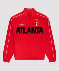 Sp5der Atlanta Track Jacket Red