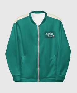 Squid Game Personalized Name Green Bomber Jacket