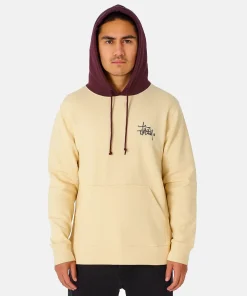 Stussy Two Tone Beige Hoodie women