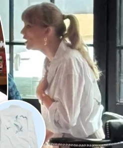 Taylor Swift White Shirt New Heights Podcast 2025