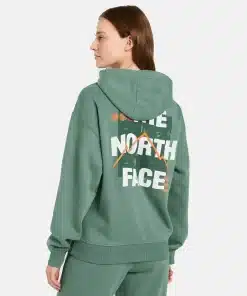 The North Face Sorbetta Oversized Hoodie Green