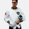 Tom Brady Las Vegas Raiders Bomber Jacket White