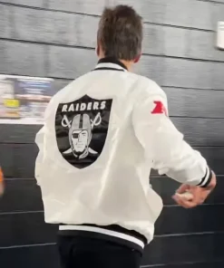 Tom Brady White Raiders Jacket Shop